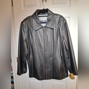 ​🔥 2X Jacqueline Ferrar Genuine Lambskin Leather Jacket
